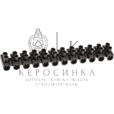 Колодка клеммная Navigator 4х12кв.мм 12пар NTB-UPP-S12-15/BL полипропилен черный