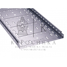 Лоток листовой перфорированный 400х50 L3000 сталь 1мм ДКС 35266