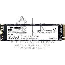 Накопитель SSD Patriot P300, 256Gb, PCIe 3.0 x4, M.2 2280, NVMe, R/W 1700/1100