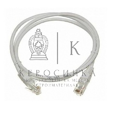 Патч-корд LANMASTER LSZH UTP cat.5e, 0.5 м, серый