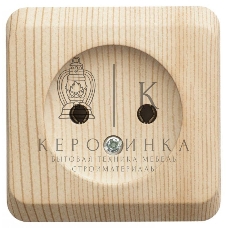 Розетка 1-м ОП Этюд Дача 16А IP20 без заземл. сосна SchE PA16-001D