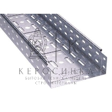 Лоток листовой перфорированный 300х100 L3000 сталь 0.7мм ДКС 35344