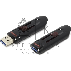 Флешка USB Sandisk CZ600 Cruzer Glide (SDCZ600-128G-G35), 128Gb, USB 3.0, R/W 100/20, черный