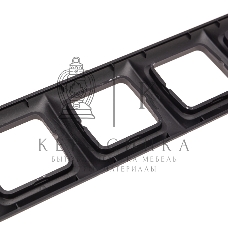 Рамка Kranz 5-я DEA горизонтальная черный Металлик