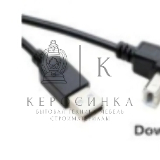 Кабель USB 2.0 на USB-B угол вниз 5 м