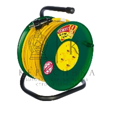 Удлинитель на катушке 4х30 м с заземл. 16А IP20 3.7 кВт Союз 481S-3603