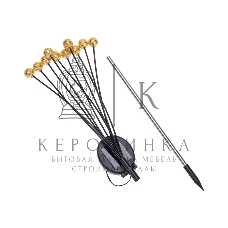 Светильник грунтовый Rexant Лалели, 3000К, встроенный аккумулятор, солнечная панель, коллекция Стамбул