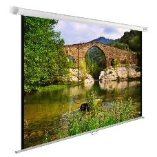 Экран Cactus 220x165 см WallExpert CS-PSWE-220x165-WT 1:1 настенно-потолочный рулонный белый