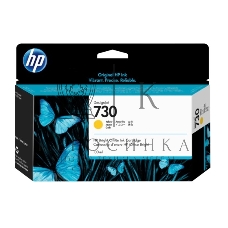 Картридж струйный HP 730 желтый для HP DesignJet T1700, 130 мл