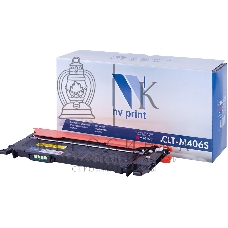 Картридж лазерный NVPrint совместимый Samsung CLT-M406S Magenta для CLP-360/365/368/CLX-3300/3305 (1000k)