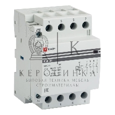 Контактор модульный EKF km-3-50-40 КМ 50А 4NO (3 мод.) PROxima