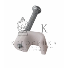 Крепеж кабеля плоский Rexant 4 х 2 мм, белый (упак. 50 шт)