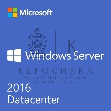 Операционная система лицензия OEM WIN SVR DATACTR 2016 RUS 64B 1PK DSP 16CR MS