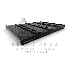 Полка стационарная Hyperline TSH3H-650-RAL9004 1U нагр.:100кг. 19