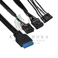 Компьютерный корпус Minitower ExeGate EX291147RUS BAA-105U2-01-AAA450 (mATX, БП AAA450 с вент. 8см, 2*USB+2*USB 3.0, аудио, черный)