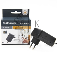 З/У для свинцово-кислотных аккумуляторов 6 и 12V GoPower ProLab 6-12 1.0A (1/100)