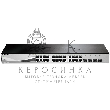 Коммутатор настраиваемый WebSmart с 24 портами 10/100/1000Base-T и 4 комбо-портами 100/1000Base-T/SFP D-Link DGS-1210-28/F3A