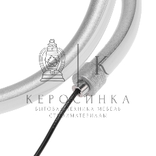 Светильник декоративный Rexant Spiral Uno, LED, 2Вт, 3000К, 5В, серебряный