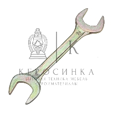 Ключ гаечный рожковый Rexant 30х32 мм, желтый цинк