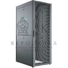 Шкаф серверный C3 Solutions (C3.RF2401) напольный 24U 600x1050 мм пер. дв. перфор. 2 бок. пан. направл. под закл. гайки 1500 кг черный 1182 мм металл
