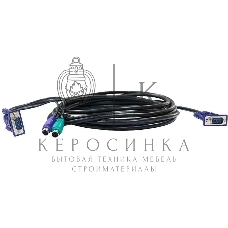 Кабель D-Link DKVM-CB/B1AКабель KVM длиной 1,8 м с разъемами VGA и PS/2