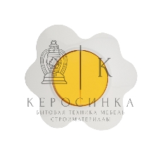 Выключатель двухклавишный Kranz HAPPY Яичница скрытой установки, желтый/белый