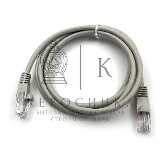 Патч-корд KingPrice KP-PC-c5e-1.5m-g UTP 4 пары cat.5e CCA molded 1.5м серый RJ-45 (m)-RJ-45 (m)