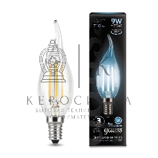 Лампа светодиодная Filament Свеча на ветру E14 9Вт 4100К Gauss 104801209