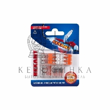 Соединительная компактная рычажковая клемма Rexant 3-проводная прозрачная (0,14-4 мм²) 5 шт.