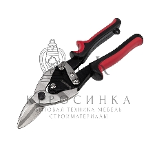 Ножницы по металлу левые Rexant 260 мм никелированные, двухкомпонентные рукоятки