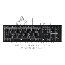 Клавиатура проводная Genius SlimStar 820, черный, USB, 104 клавиши 31310055402