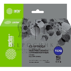 Картридж струйный Cactus CS-EPT02Q1 (T02Q) черный (1084 мл) для Epson WorkForce Enterprise WF-C20600D4TW