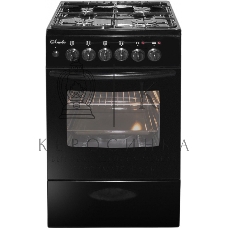 Плита комбинированная Лысьва ЭГ 401 МС-2у черный, конфорок 4 газовых, духовка 57 л, 50 см x 84 см x 60 см (без крышки)