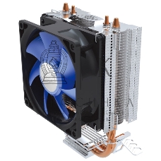 Кулер для процессора DEEPCOOL ICE EDGE MINI FS V2.0 синий, 80 мм, алюминий/медь, 2200 об/мин, 24.7 дБ, 3 pin, 100 Вт, 112 мм