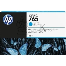 Картридж струйный HP 765 (F9J52A) голубой для HP Designjet T7200 (400мл)