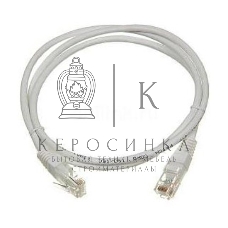 Патч-корд LANMASTER UTP TWT-45-45-1.0-WH вилка RJ-45-вилка RJ-45 cat.5е 1м белый ПВХ