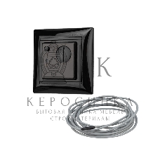 Терморегулятор механический Rexant RX-308B черный (совместим с Legrand серии Valena)