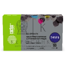 Картридж струйный Cactus CS-EPT41F5 (T41F5) черный пигментный (350 мл) для Epson SureColor SC-T5400M/SC-T3405/SC-T5405