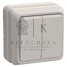 Выключатель IEK EVO20-K33-10-DC ВС20-2-0-ОКм 2кл 10А откр.уст. ОКТАВА (кремовый)