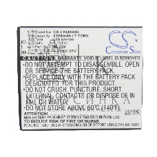 Аккумулятор CameronSino CS-LVA808SL BL229 для Lenovo A806,A806T,A8 3.7V, 2100mAh, 7.77Wh