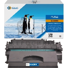 Картридж лазерный G&G GG-CE505X (CE505X) черный (6500 стр.) для HP LaserJet P2055d/P2055dn/P2055x; LaserJet Pro 400 M401/M401a/M401n/M401d/M401dn/M401dne/M401dw/MFP M425/MFP M425dn/MFP M425dw