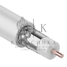 Кабель коаксиальный магистральный Rexant RG-11U, 75 Ом, CCS/Al/Al, 83%, бухта 305 м, белый