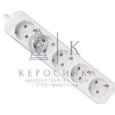 Удлинитель Defender E518 белый 1.8 м, 5 розеток 