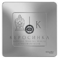 Розетка телевизионная TV 1-м СП Blanca алюм. SchE BLNTS000013