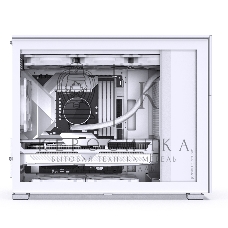 Корпус без блока питания Case JONSBO D31 MESH, Mini-Tower, TG, no fan, 1xUSB-A 3.2 + 1xUSB-C 3.2, mATX, mDTX, mITX White