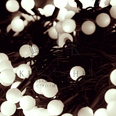 Гирлянда Neon-night LED ClipLight - ШАРИКИ 24V, 3 нити по 20 м, цвет диодов Белый