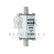 Вставка плавкая ППН-33 63А габарит 00C EKF fus-33/100/63