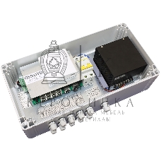 Уличный PoE коммутатор OSNOVO SW-60812/W - на 11 портов. Встроенная грозозащита. Соответствует стандартам PoE IEEE 802.3af/at/bt. Автоматическое определение PoE устройств. Суммарная мощность PoE до 240W. В комплекте оптическая розетка.