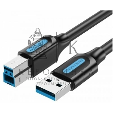 Кабель Vention USB 3.0 AM/BM - 3 м