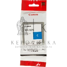 Картридж струйный Canon PFI-107C (6706B001) голубой (130 мл) для Canon iP F680/685/780/785